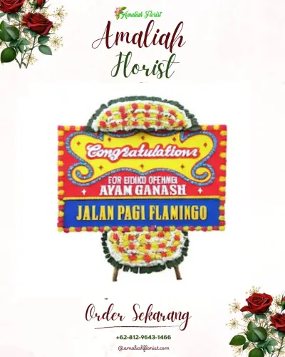 Bunga Papan Congratulation di Batur Tengah